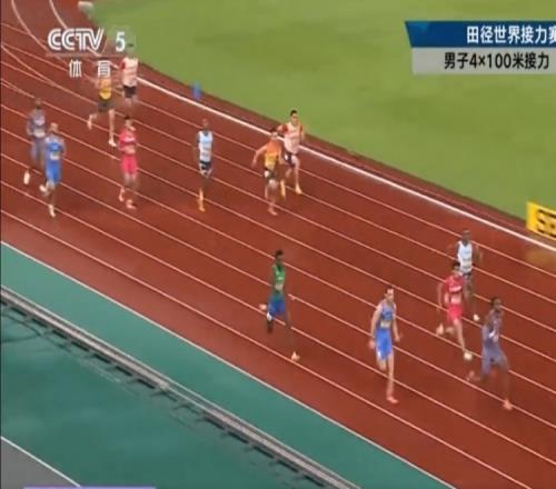世界田徑男子4x100米接力：中國隊跑出38秒30，小組第三無緣決賽
