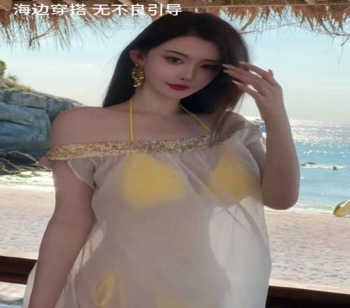 这身材太诱惑了吧!美女詹密周麟嘉海边游玩照:想念比爱更明确