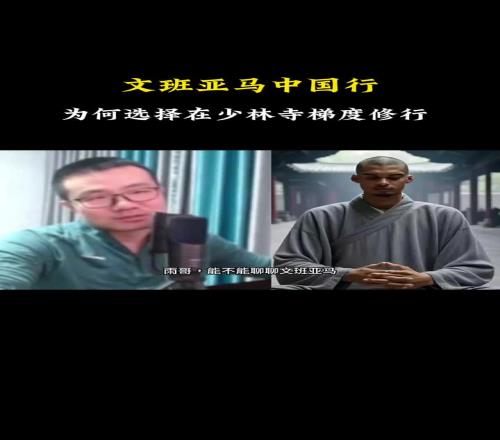 文班為何去少林寺剃度》徐靜雨：中國文化博大精深文班是識貨的