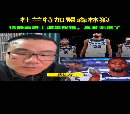 徐静雨:如果杜兰特去森林狼我一定不会调侃嘲讽我会忠心祝福