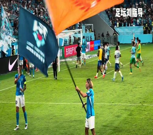 勝敗兩重天，深圳新鵬城球員賽后熱情慶祝，申花替補球員默默加練