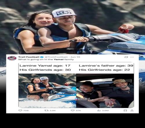 各论各的网友热议亚马尔17女友30,亚马爹39女友22