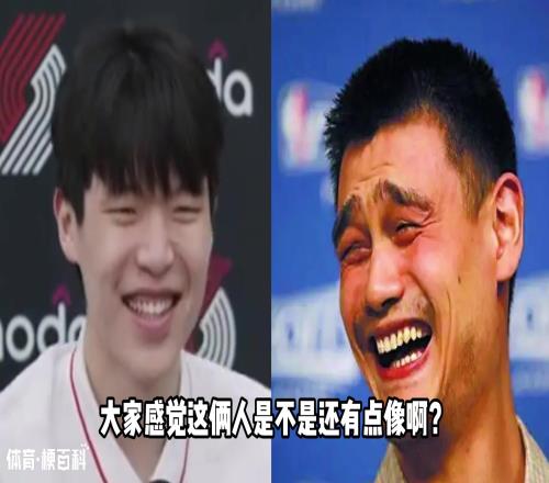 杨瀚森魔性笑声撞脸姚明经典表情包