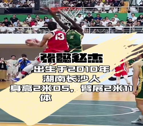 中国U16男篮张懿赵杰，来自上海青年队