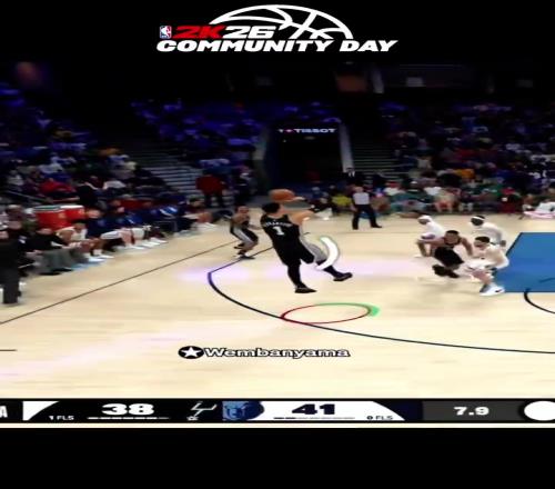 NBA2K26里文班亚马这夸张的背身投篮,这让人怎么防