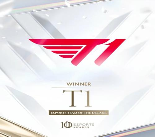 EsportsAwards十年最佳電競獎：T1最佳戰(zhàn)隊,S7最佳賽事,LOL最佳游戲