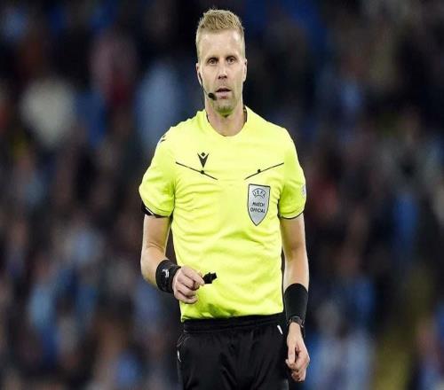 官方：瑞典裁判尼貝里將執法歐冠熱刺vs多特