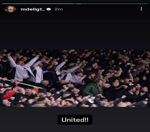 德里赫特下周復(fù)出，恐缺席曼聯(lián)戰(zhàn)阿森納！謝什科無(wú)緣德比原因曝光