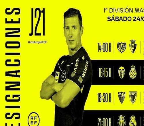 周六西甲裁判：索托格拉多將執(zhí)法皇馬客戰(zhàn)比利亞雷亞爾