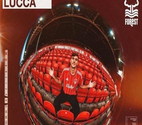 官方：諾丁漢森林租借那不勒斯前鋒盧卡，含選擇買斷條款