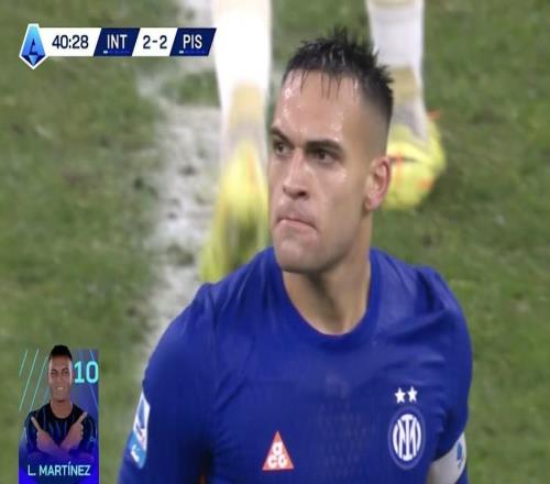 勞塔羅本賽季意甲已打入12球，與上賽季持平