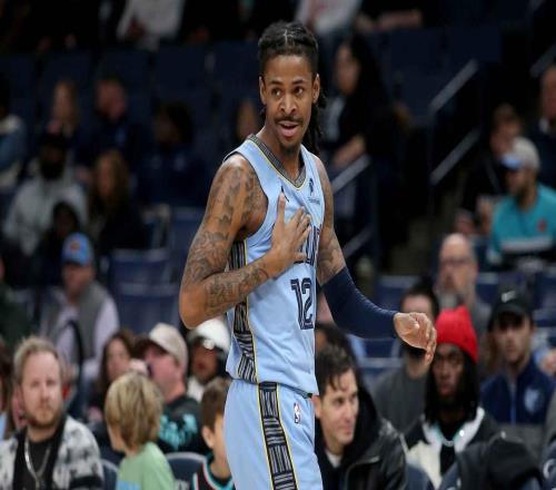 坏消息，灰熊队贾莫兰特左肘尺侧副韧带扭伤，至少缺席三周