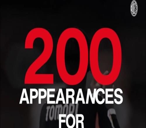 里程碑之戰，托莫里迎來米蘭生涯第200次出場