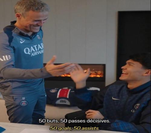 恩里克欢迎德罗：白纸黑字，你得50个进球50次助攻