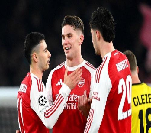 統(tǒng)治力，阿森納歐冠聯(lián)賽階段積分最多、進(jìn)球最多且丟球最少