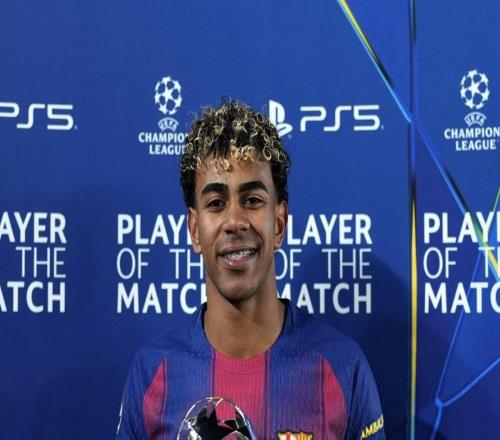 傳射建功，亞馬爾當(dāng)選巴薩vs哥本哈根全場最佳球員