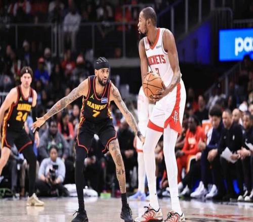 杜蘭特31+5+4火箭大勝終結(jié)老鷹4連勝探花14+8+5帽生涯新高