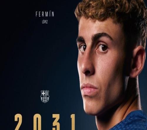 官方：巴薩續(xù)約費爾明至2031