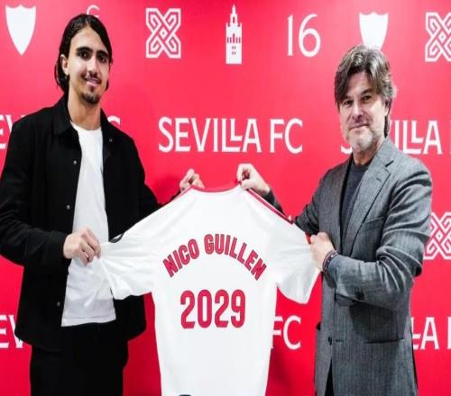 官方：塞維利亞與尼科紀廉續(xù)約曼城、巴薩和皇馬曾關注他