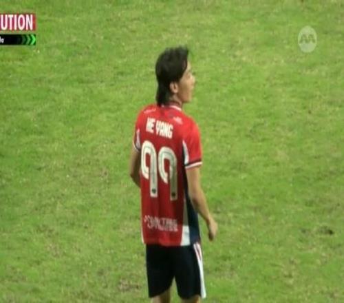 第87分鐘替補登場，35歲楊賀完成后港聯(lián)首秀