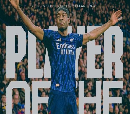 助攻并造烏龍，馬杜埃凱當(dāng)選與利茲聯(lián)一役阿森納隊內(nèi)最佳球員