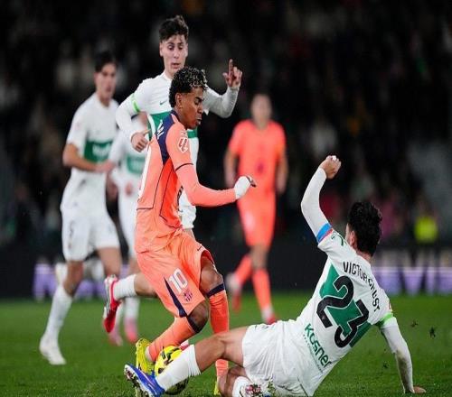 巴塞羅那31埃爾切取得聯(lián)賽2連勝