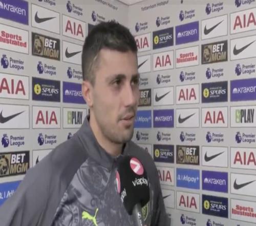 罗德里:最近判罚对我们不公平,我们因此丢掉本可拿到的积分