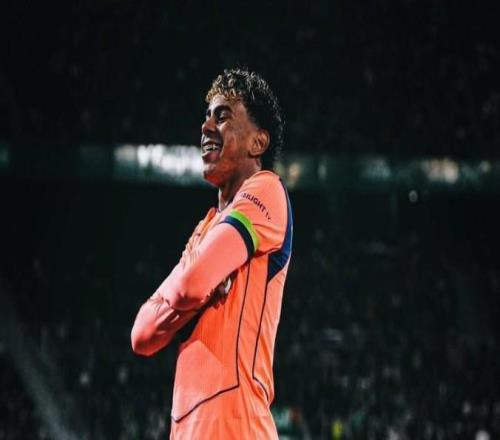 亞馬爾本賽季28場13球，距離追平自己上賽季進(jìn)球數(shù)還差5球