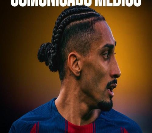 巴薩官方：拉菲尼亞右腿內(nèi)收肌負荷過重，將缺戰(zhàn)國王杯14決賽