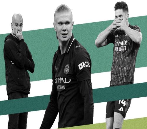 衛(wèi)報(bào)：如果比賽從下半場(chǎng)才開(kāi)始，曼城只能排在英超第八位