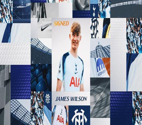 官方：熱刺租借簽下18歲前鋒詹姆斯威爾遜，含買斷權(quán)