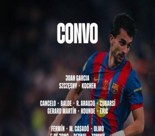 巴薩客戰(zhàn)阿爾瓦塞特大名單：萊萬(wàn)、亞馬爾領(lǐng)銜，拉菲尼亞缺席