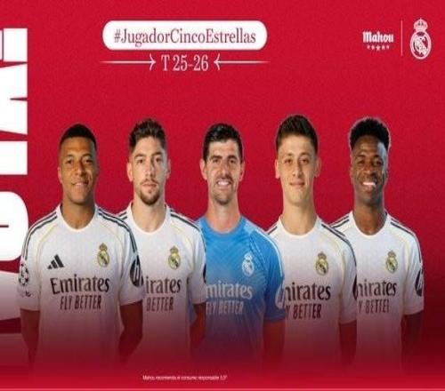 皇馬1月最佳球員候選：姆巴佩、82、褲襪、居萊爾、維尼修斯