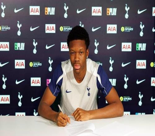 官方：切爾西17歲邊鋒維達(dá)菲爾伯特永久轉(zhuǎn)會加盟熱刺