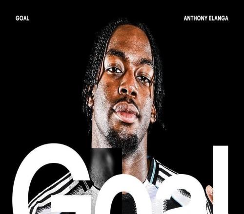 6140萬(wàn)歐加盟的埃蘭加終于斬獲紐卡生涯首球，用了32場(chǎng)比賽