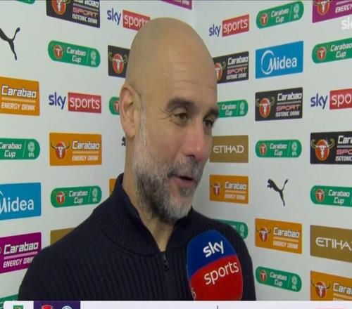 瓜帥：10年5進(jìn)決賽是重要里程碑能和阿森納交手是一種享受