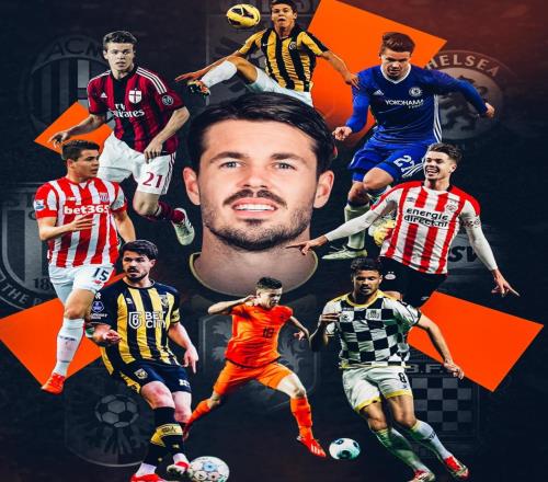 官方：33歲荷蘭前國腳范金克爾退役，曾效力切爾西、米蘭等隊