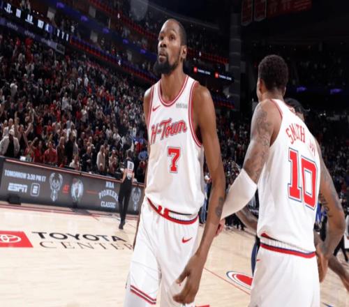 8連勝！火箭2場(chǎng)狂輸31分，杜蘭特創(chuàng)NBA第4神跡，申京探花發(fā)揮災(zāi)難