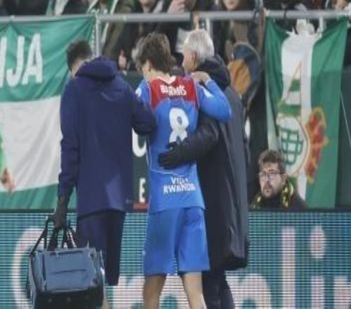 馬競官方：巴里奧斯因肌肉不適被換下，將接受進(jìn)一步檢查