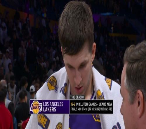 湖人本季關(guān)鍵時(shí)刻15勝2負(fù)！球隊(duì)接下來魔鬼賽程要打雷霆馬刺快船