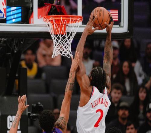 萊納德31分9板7助攻快船送國(guó)王11連敗，科林斯22分7籃板