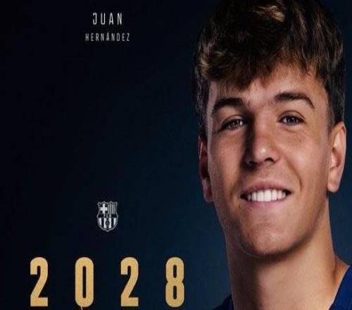 官方：巴薩和胡安埃爾南德斯續(xù)約至2028年，附帶延長1年選項