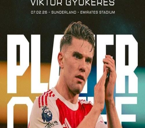 完成雙響，哲凱賴什當(dāng)選與桑德蘭一役阿森納隊(duì)內(nèi)最佳球員