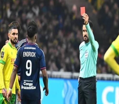 5場5球好狀態(tài)被打斷，皇馬外租小將恩德里克染紅