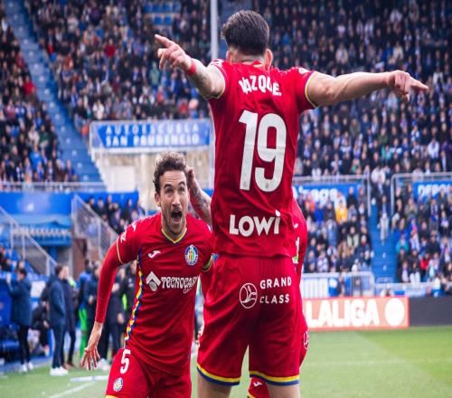 膠著激烈，赫塔費(fèi)擊敗阿拉維斯后直接從保級(jí)線躍升至西甲第十