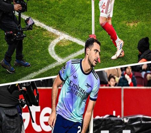 致敬隊友，蘇比門迪進球后模仿梅里諾繞角旗桿慶祝動作