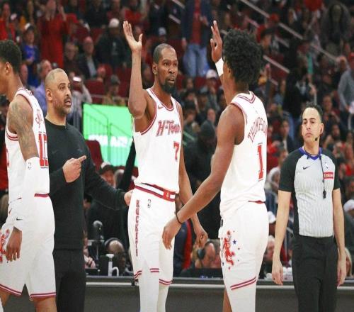 火箭隊阿門湯普森談與凱文杜蘭特并肩作戰(zhàn)：從小就看著他打球