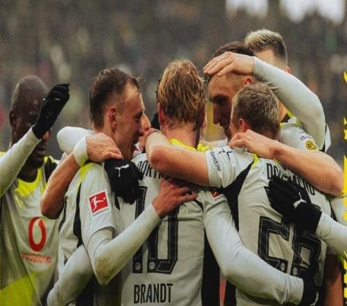 只差拜仁3分，多特達(dá)成德甲5連勝+連續(xù)14輪不敗