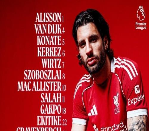 不變陣，利物浦自10月來(lái)首次連續(xù)兩場(chǎng)英超比賽采用相同的首發(fā)