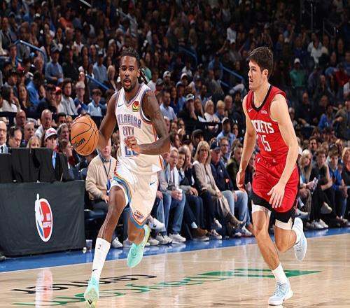 不只是防守大閘！得到足夠球權(quán)的雷霆后場新星直接打爆了火箭